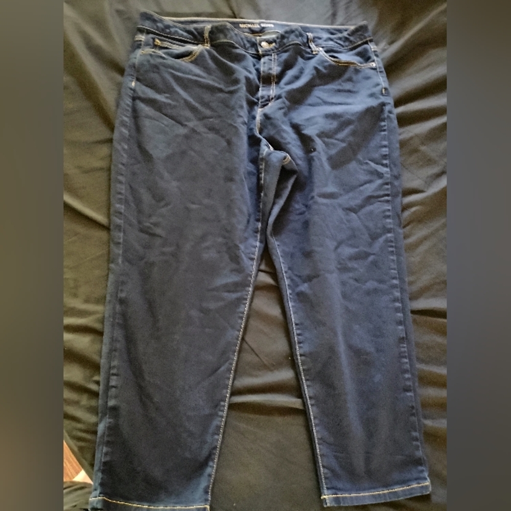 Michael Kors Denim Jeans Size 22W 5 Pocket Zip Closure Has Good Strech